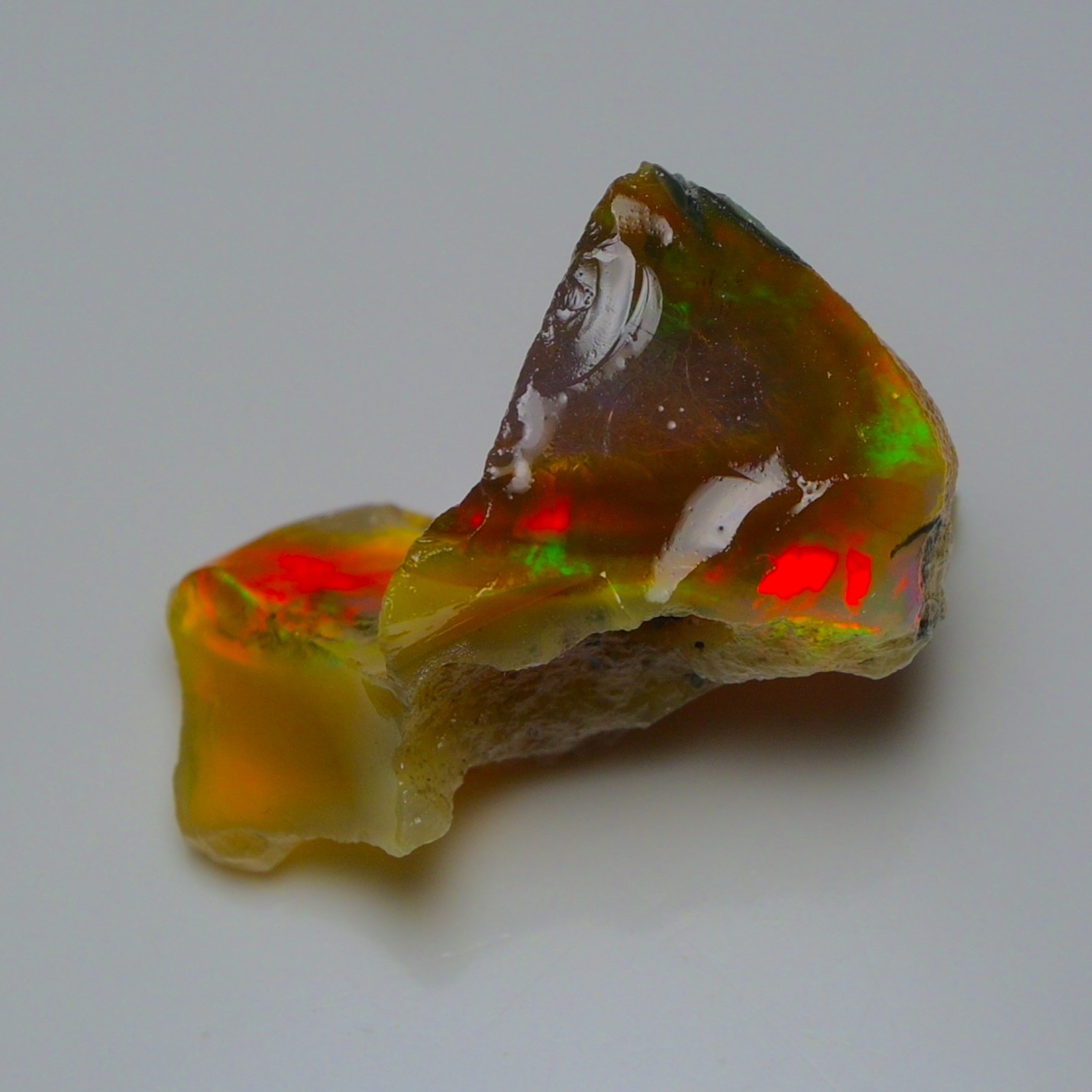 Stunning Ethiopian Opal Rough 58.85 Cts, Large Oil Opal Specimen Natural Opal