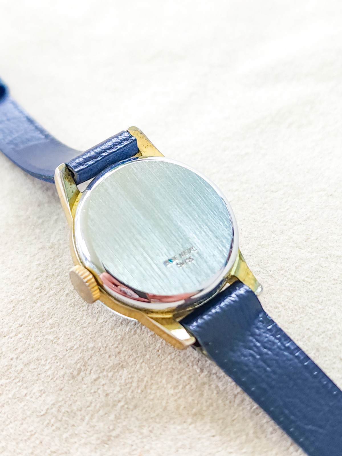 Vtg 60’s Eden Watch 17 Jewel Manual Swiss Made Rotating Sparkle Bezel Working