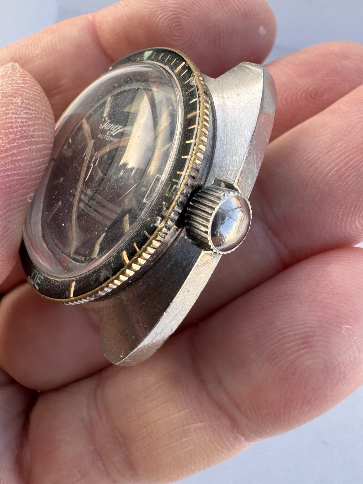 Diver Virgin Automatic 20 ATM Sub Vintage Bakelite Bezel Rare