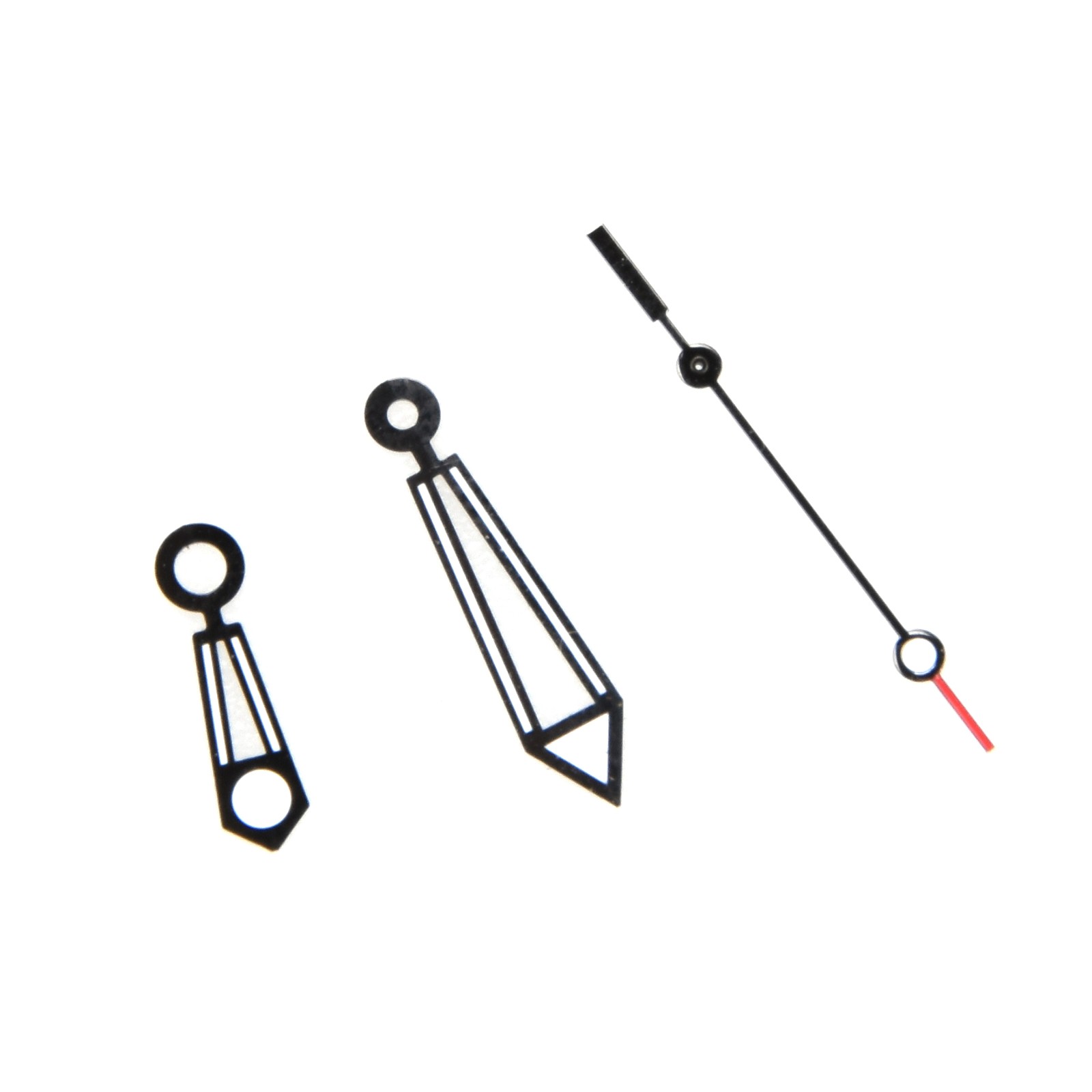 Black Watch Hands Needle Hour Minute Second For ETA 2824-2 Watch Movement h