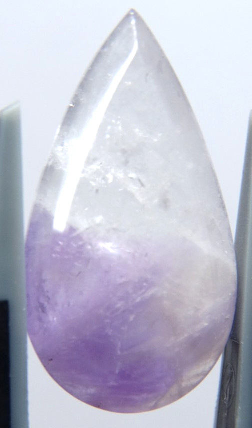 IP25 Super Seven melody stone ametist bicolor 9.90Bct 13x23x5mm pear shape