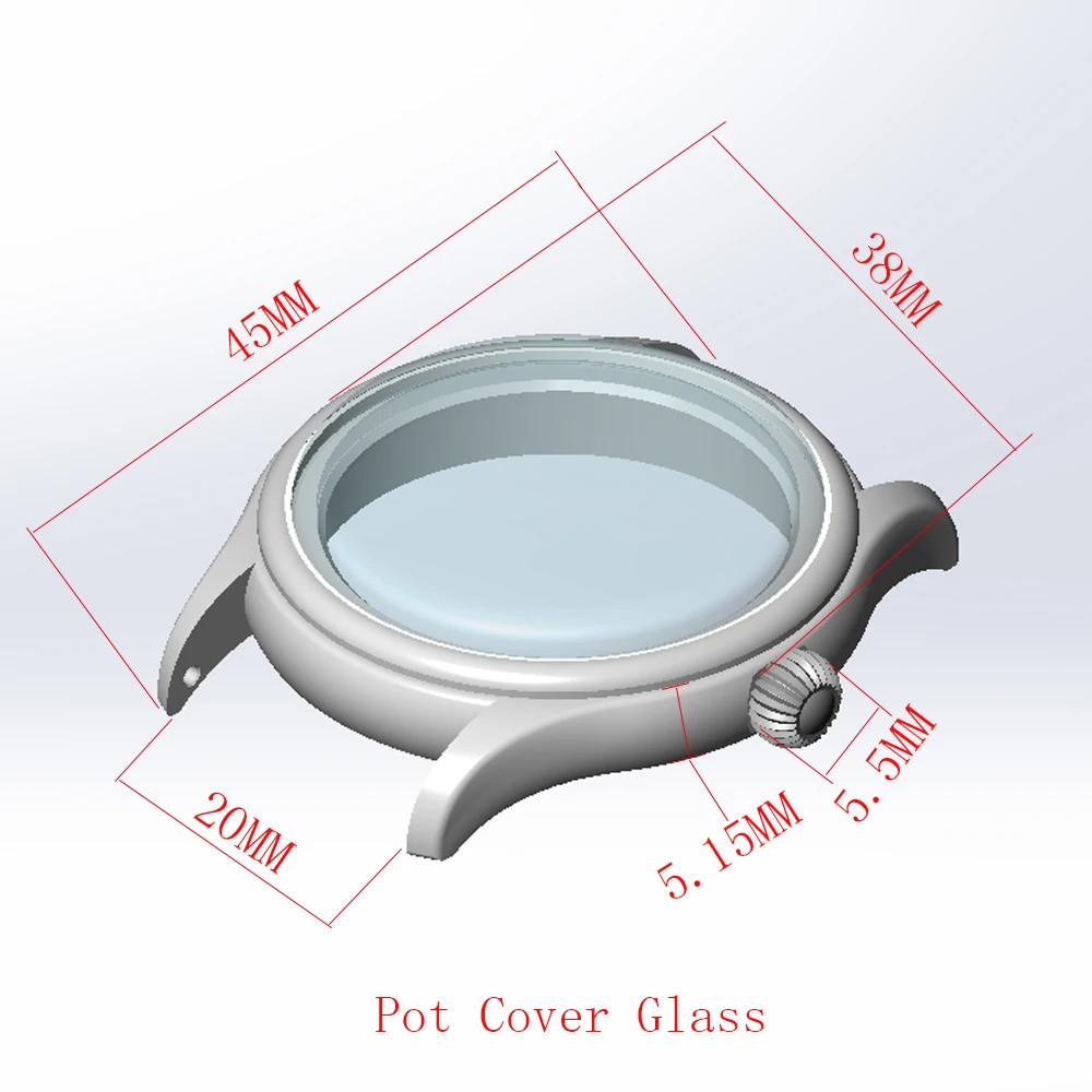 Classical 38Mm 316L Stainless Steel Fit NH34 NH35 NH36 NH38 Movement 28.5Mm Dial