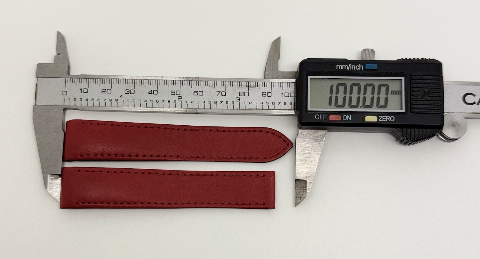 Cartier 18mm x 16mm Red Calfskin Leather Watch Strap KD35FAJL New Authentic OEM