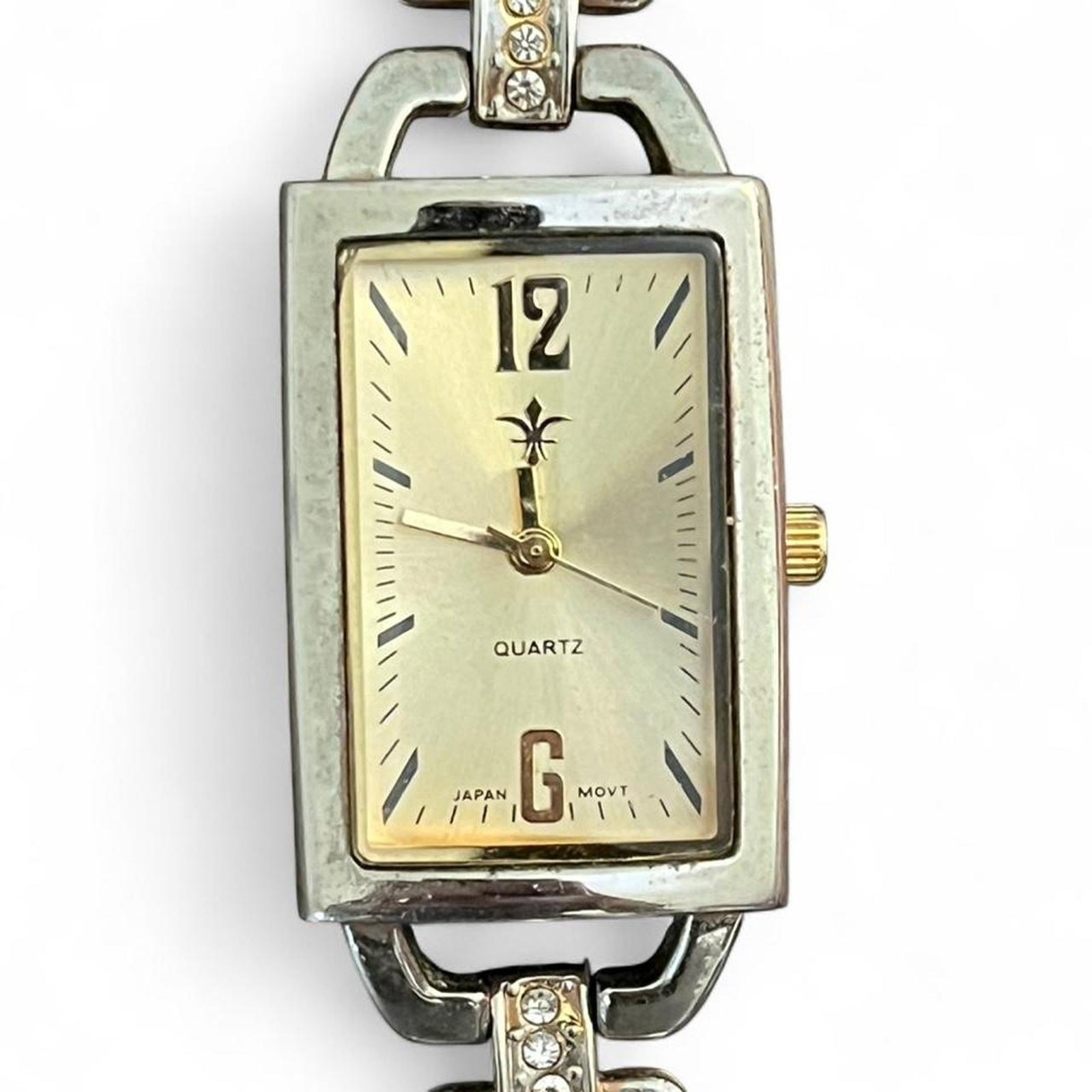 Silver Gold Tone Vintage Watch Classic Retro Unisex Wristwatch