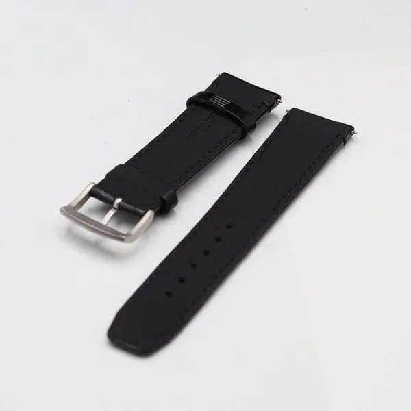 Excellent condition Citizen genuine leather strap, black color, for 22mm men'