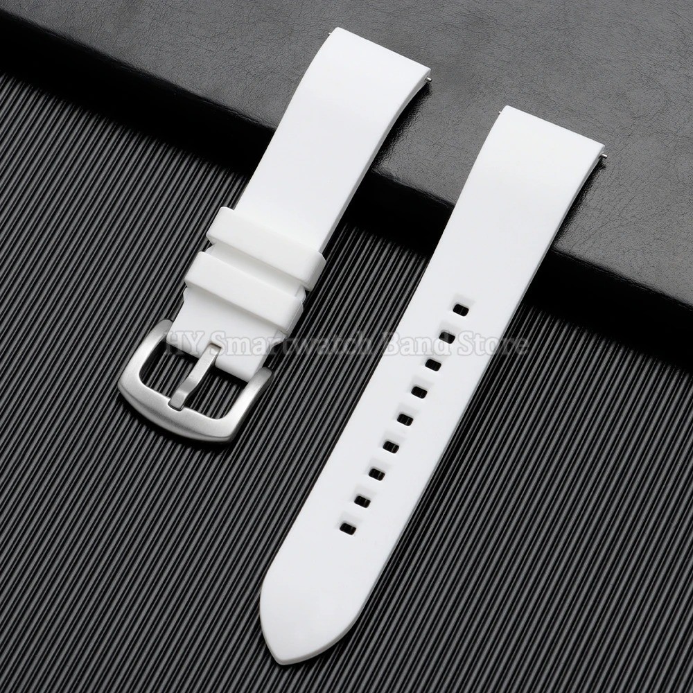 Universal Silicone Watch Strap 18-24mm Quick Release Rubber Sport Band