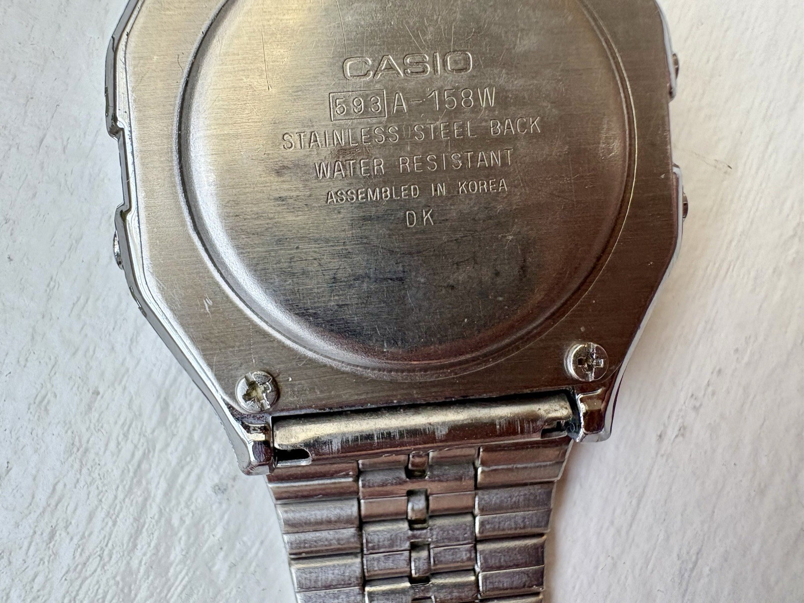 Casio Classic A158WA-1CR Watch – Silver