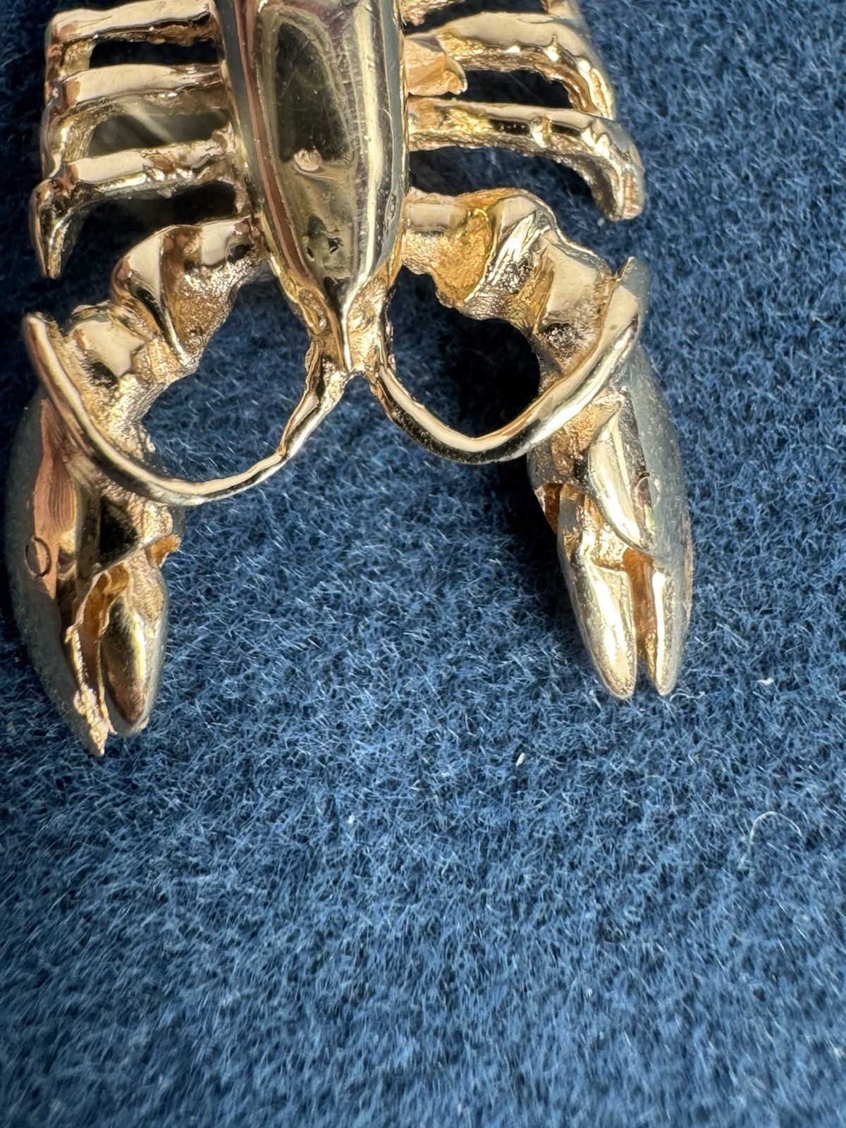 Vintage AC American Charm Corp 14k Lobster Charm 3.2 Grams Movable Tail & Claws