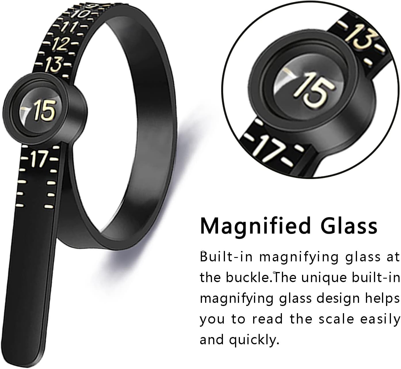 Compact Ring Measurement Tool with Clear Markings – Perfect for All Ages