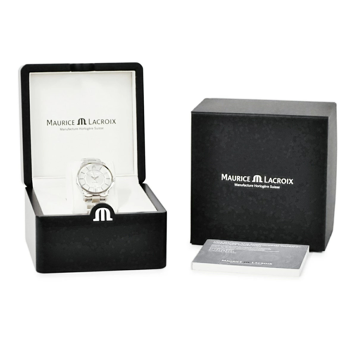 Used Maurice Lacroix Pontus day date PT6358-SS002-130-1 bar Wrist watch Men