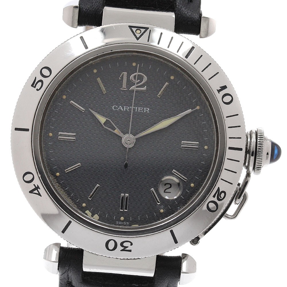CARTIER Pasha 38mm W3101755 Date gray Dial Automatic Men’s Watch_920266