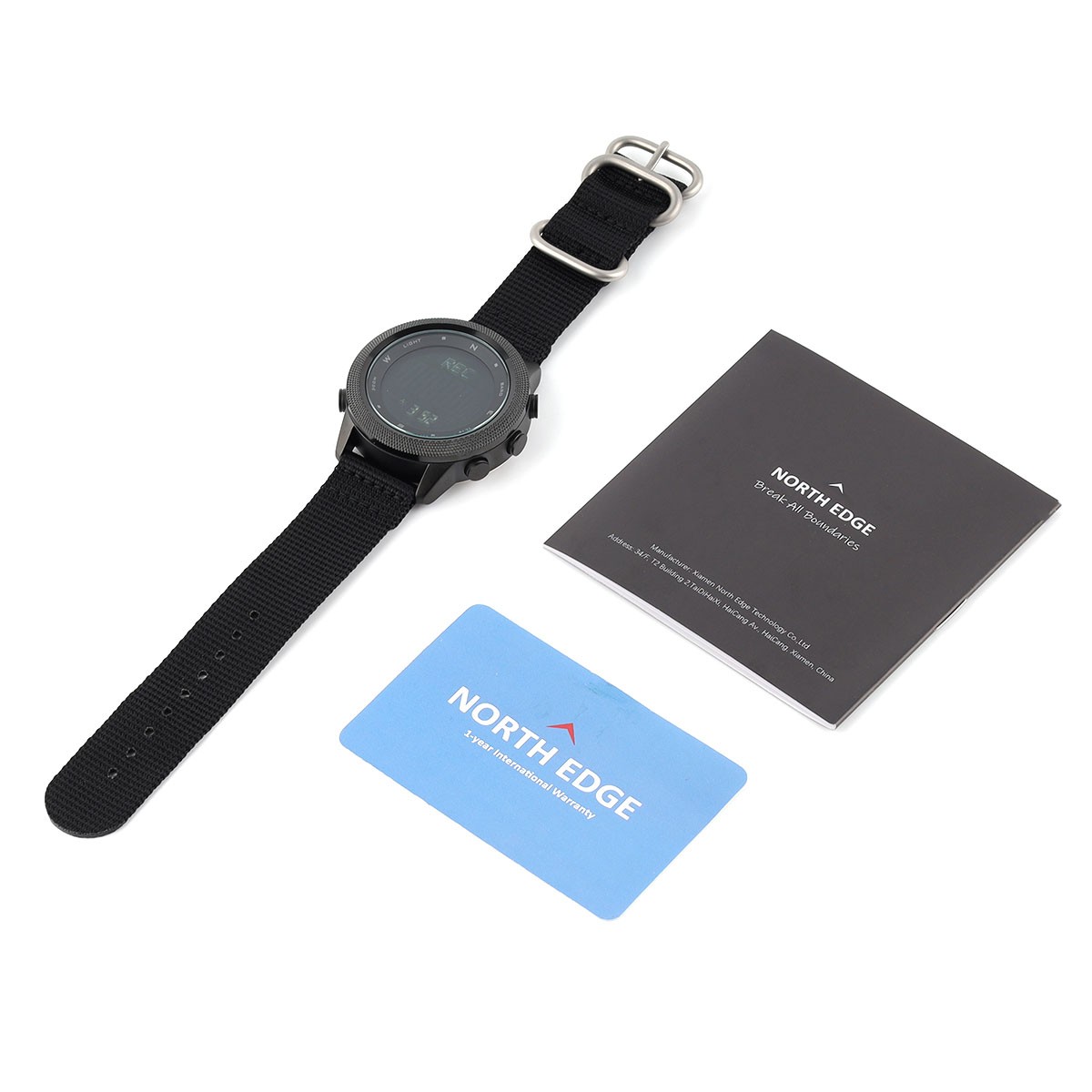 Men’s Outdoor Sport Tactical Smart Watch Altimeter Barometer Compass WristWatch`