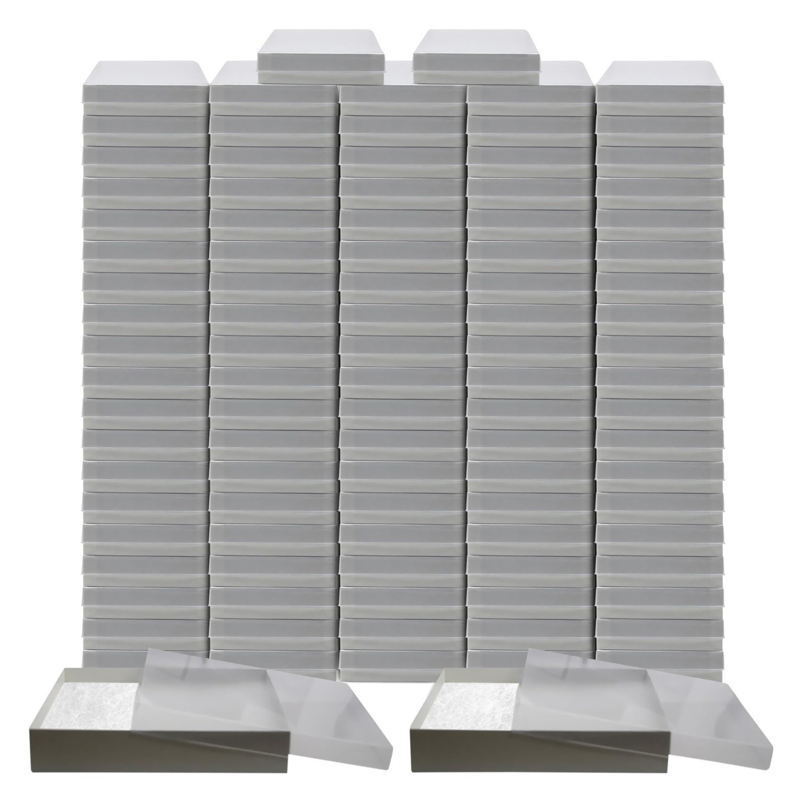 Made IN USA Jewelry Gift Box Removable Cotton Pad 7″ x 5″ x 1.25″ (Pack of 100)