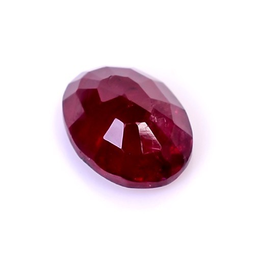 1.06 Cts Natural Wine Purple Oval Cut Un-Heated IGI Certified Mozambique Ruby