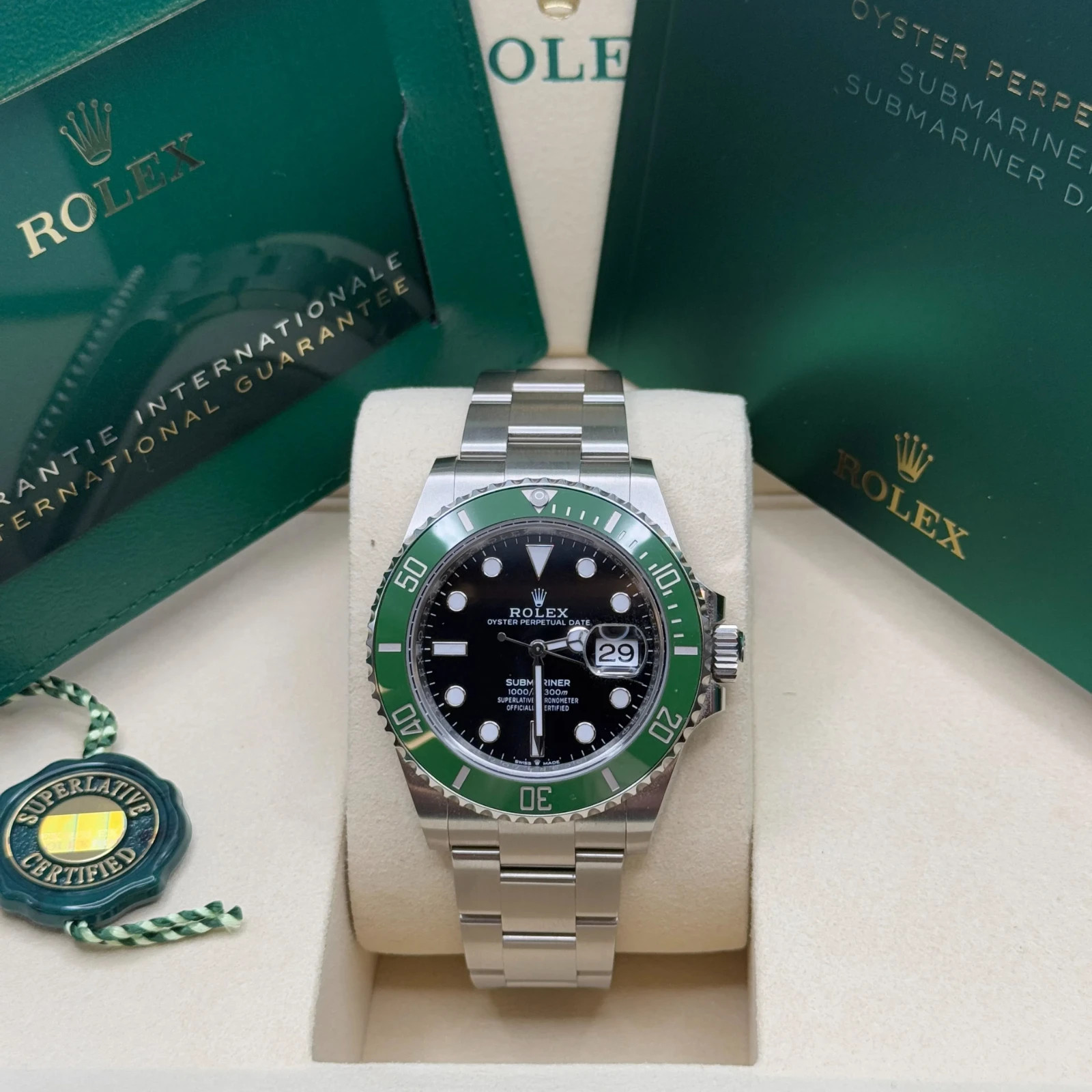 2026 NEW Rolex Submariner 41mm “Starbucks” Green Bezel Ref 126610LV – Black Dial