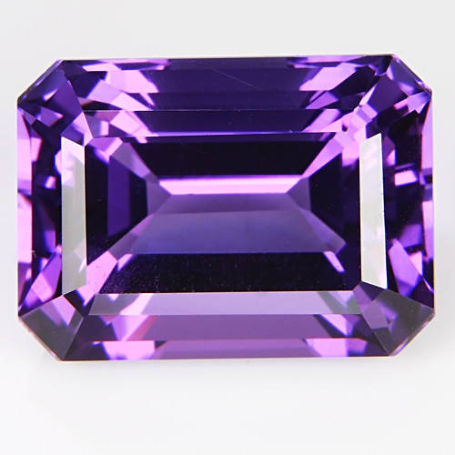 12.07Cts Fantastic Natural Amethyst Emerald Cut 15.6×11.3mm Loose Gemstones VDO