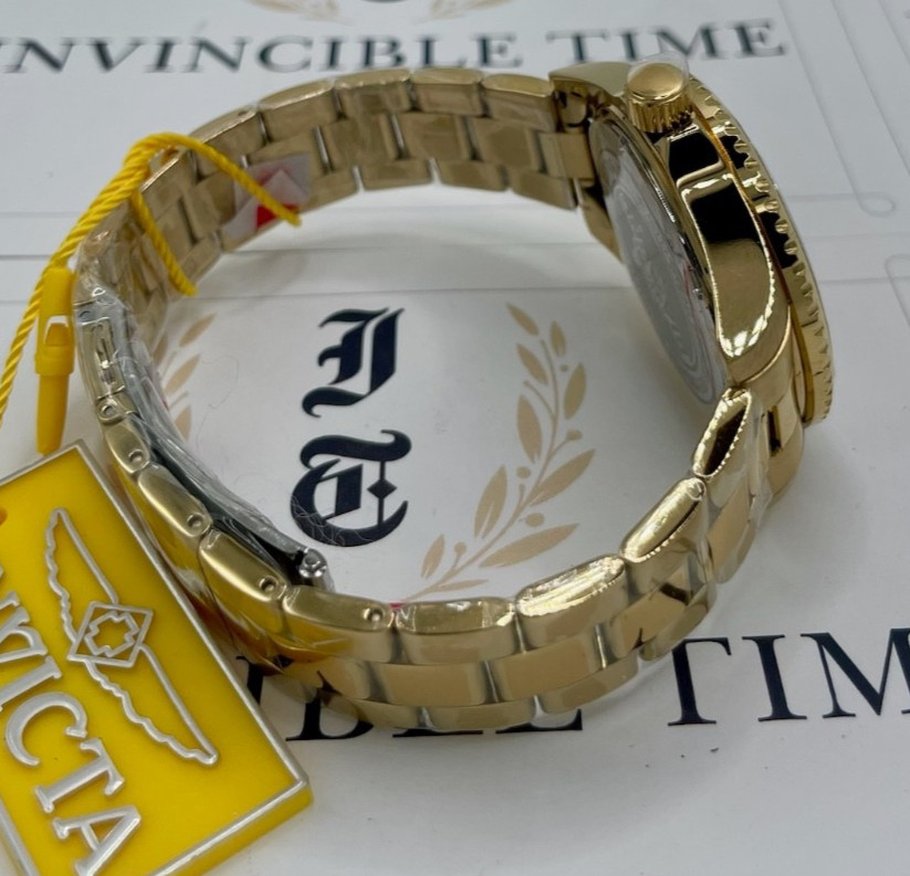 Invicta Elite Diamond 0.76 Carat Diamond Unisex Watch – 38mm, Gold (48777)