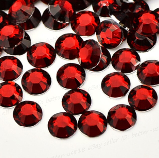 Crystal Flat Back Round ACRYLIC Hydro Gemstone 3 mm 4 mm 5 mm 6 mm 7 mm 8 mm