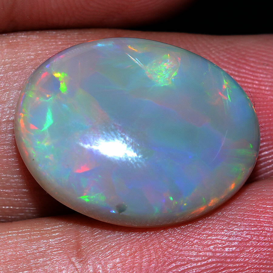 13.50 Cts AAA+ Huge Natural Ethiopian Opal GTL Certified Play of Colors Gemstone