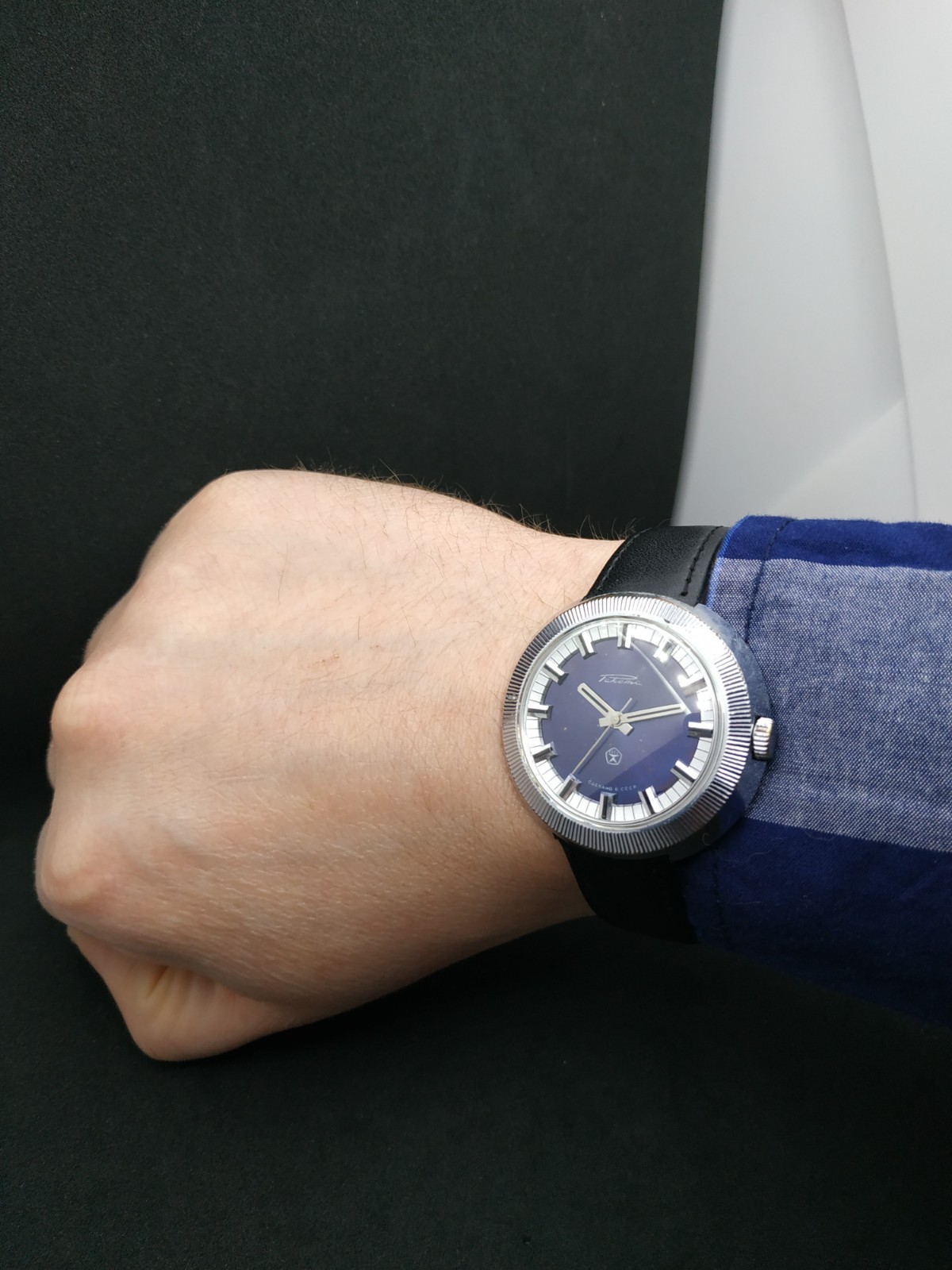 Men’s Dress Vintage USSR Watch Raketa UFO Mechanical 2609.HA Retro Soviet ☭