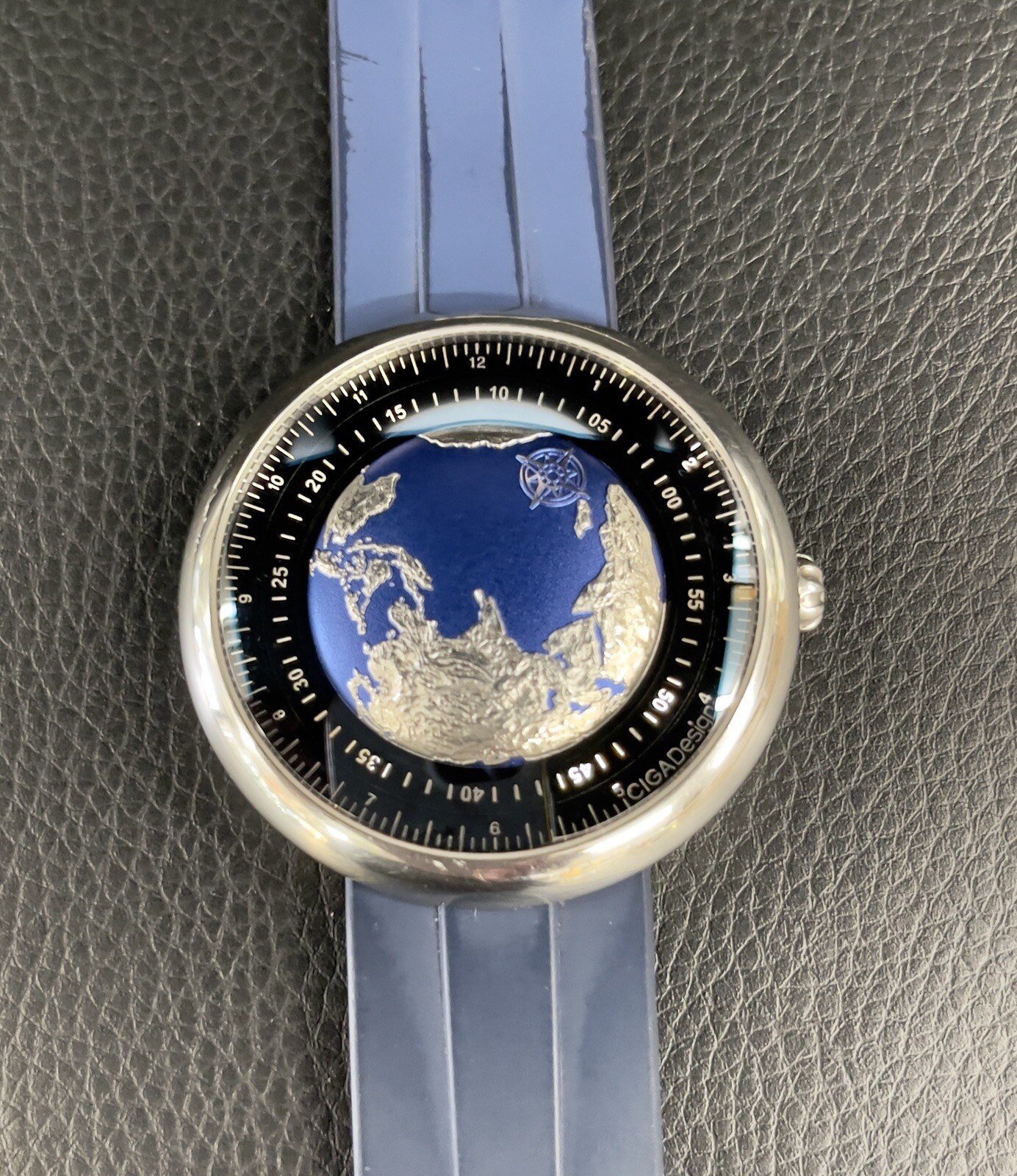 CIGA Design Blue Planet U031-SU02-W6U Men’s Automatic Watch Used Water resistant