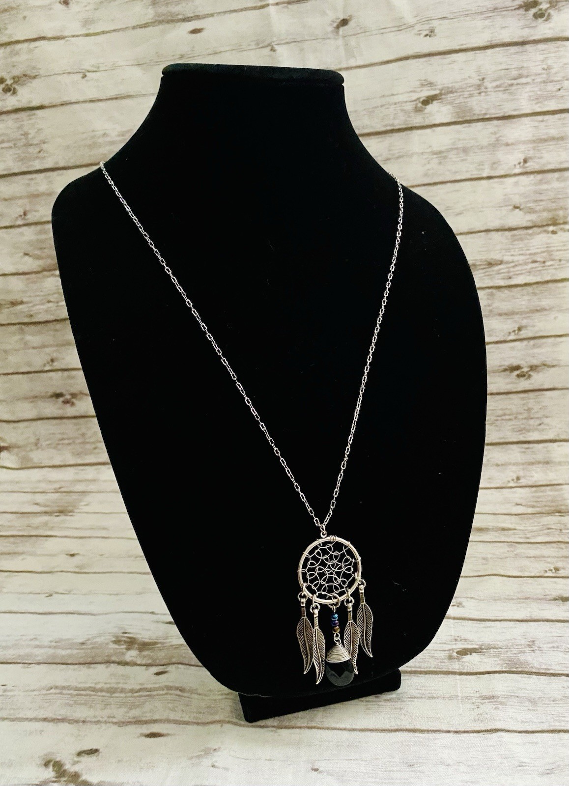 Cherokee Indian Tribe Theme Necklace Western Beauty Catcher Of Dreams