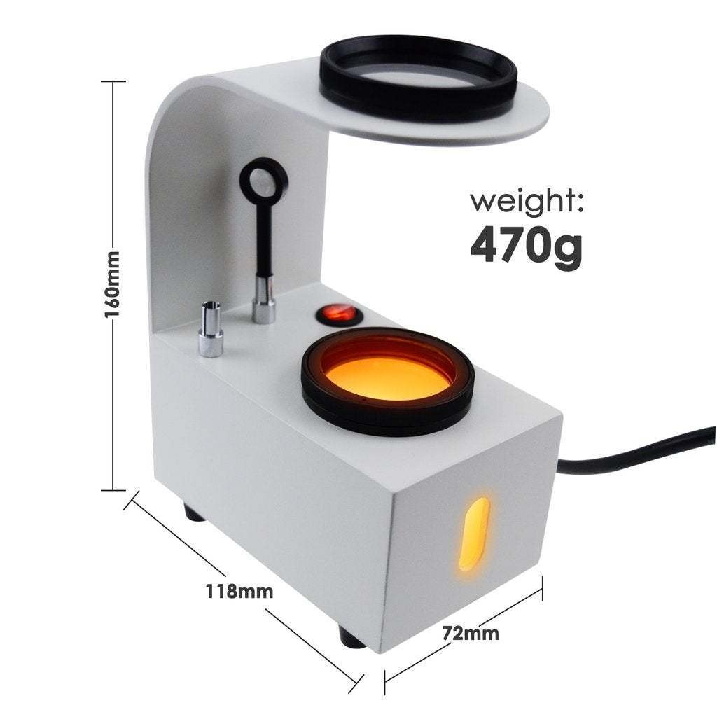Portable Jewelry Tabletop Polariscope Desktop Magnifier Gem Identification Tools