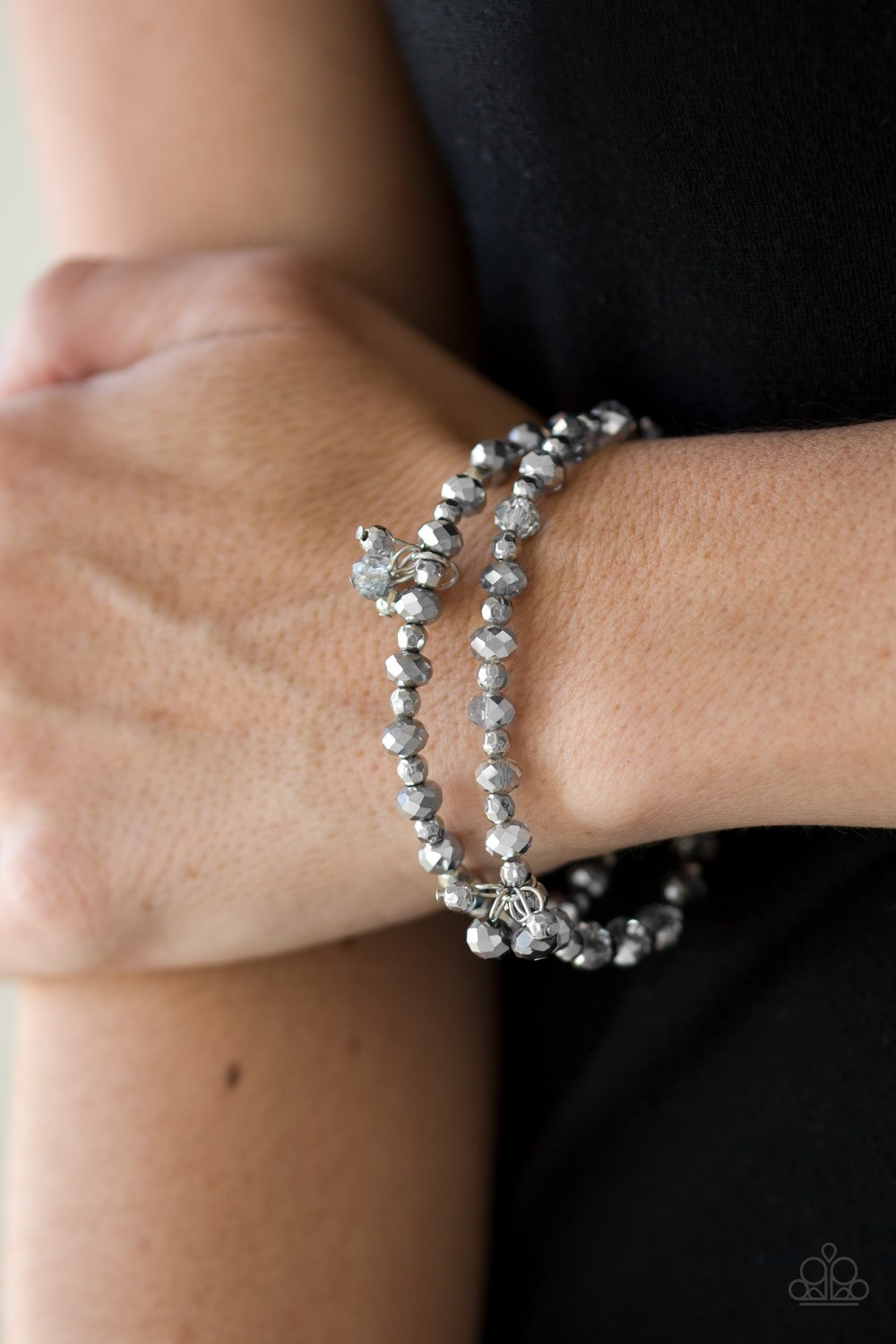 Sink Or Shimmer Silver Bracelet Paparazzi New