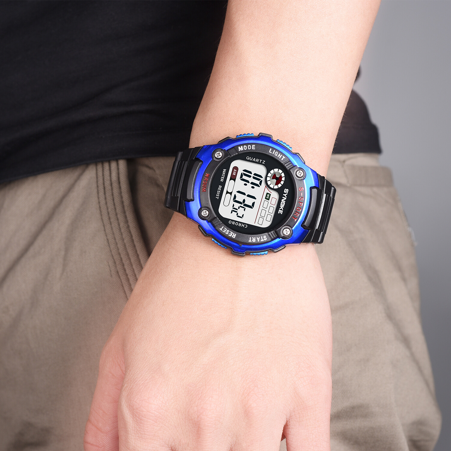 Hot Kids Child Boy Girl Multifunction Waterproof Digital Sports Watche Xmas Gift