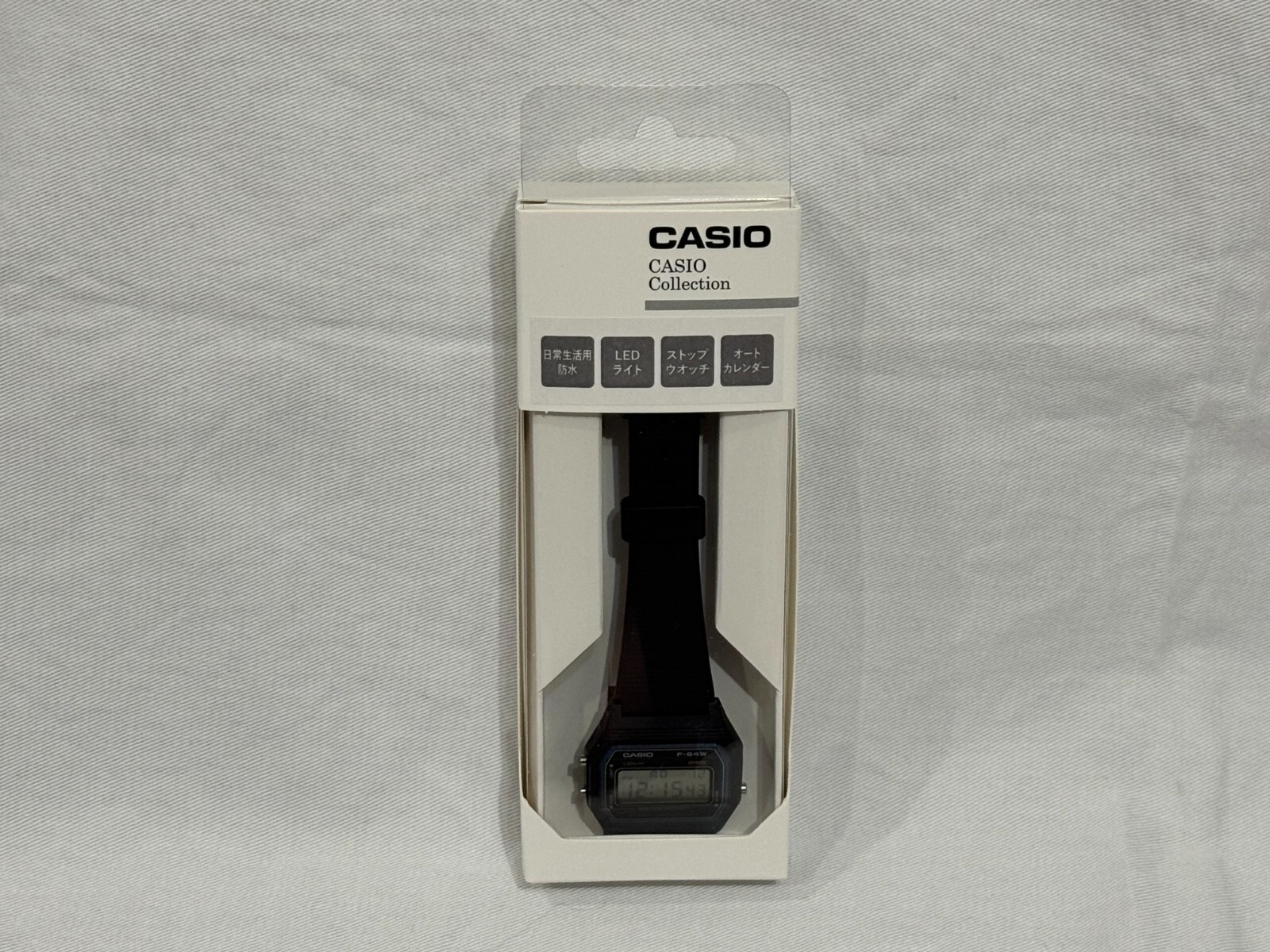 CASIO F-84W-1QJH Black Light Men’s Standard Digital Wristwatch OFFICIAL New