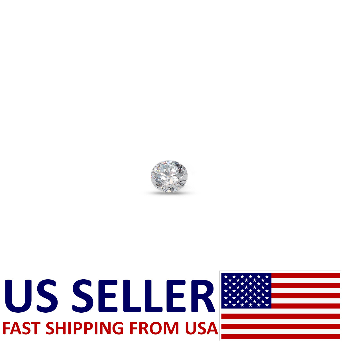 0.08 Carat REAL 100% NATURAL Loose Round Diamond White Color (0.07- 0.09 Ct)