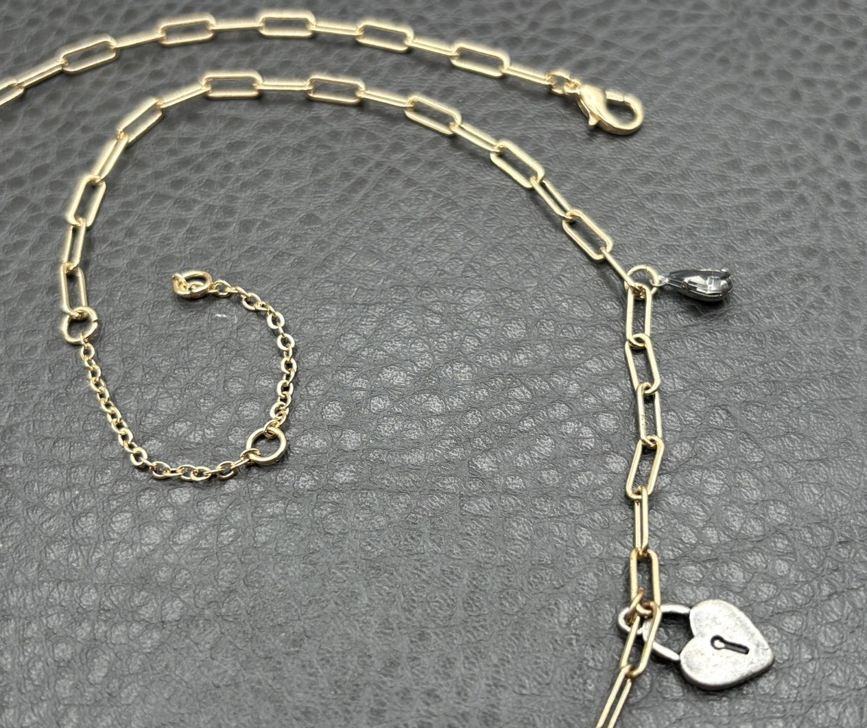 Saint Medal Celestial Moon Star Heart Lock Charm Necklace Catholic Pendant Chain