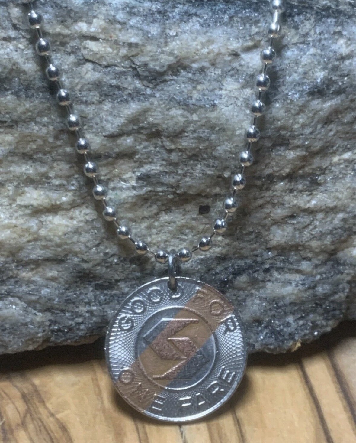 SEPTA Transit Token Pendant Unisex Necklace On 24” Chain. Great Gift 🎁