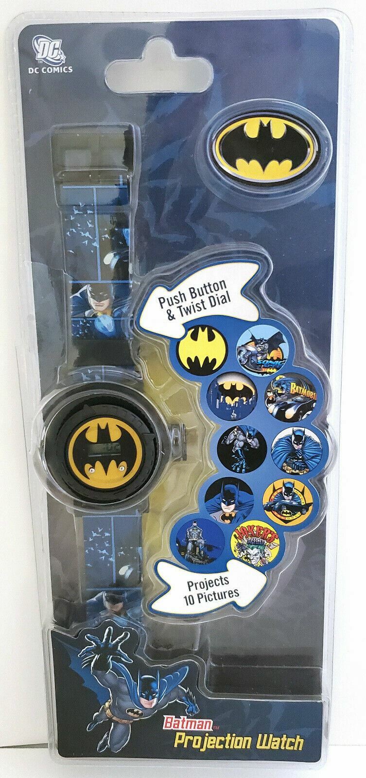 NEW Accutime DC Comics BATMAN Children’s Projection Watch Projects 10 Pictures
