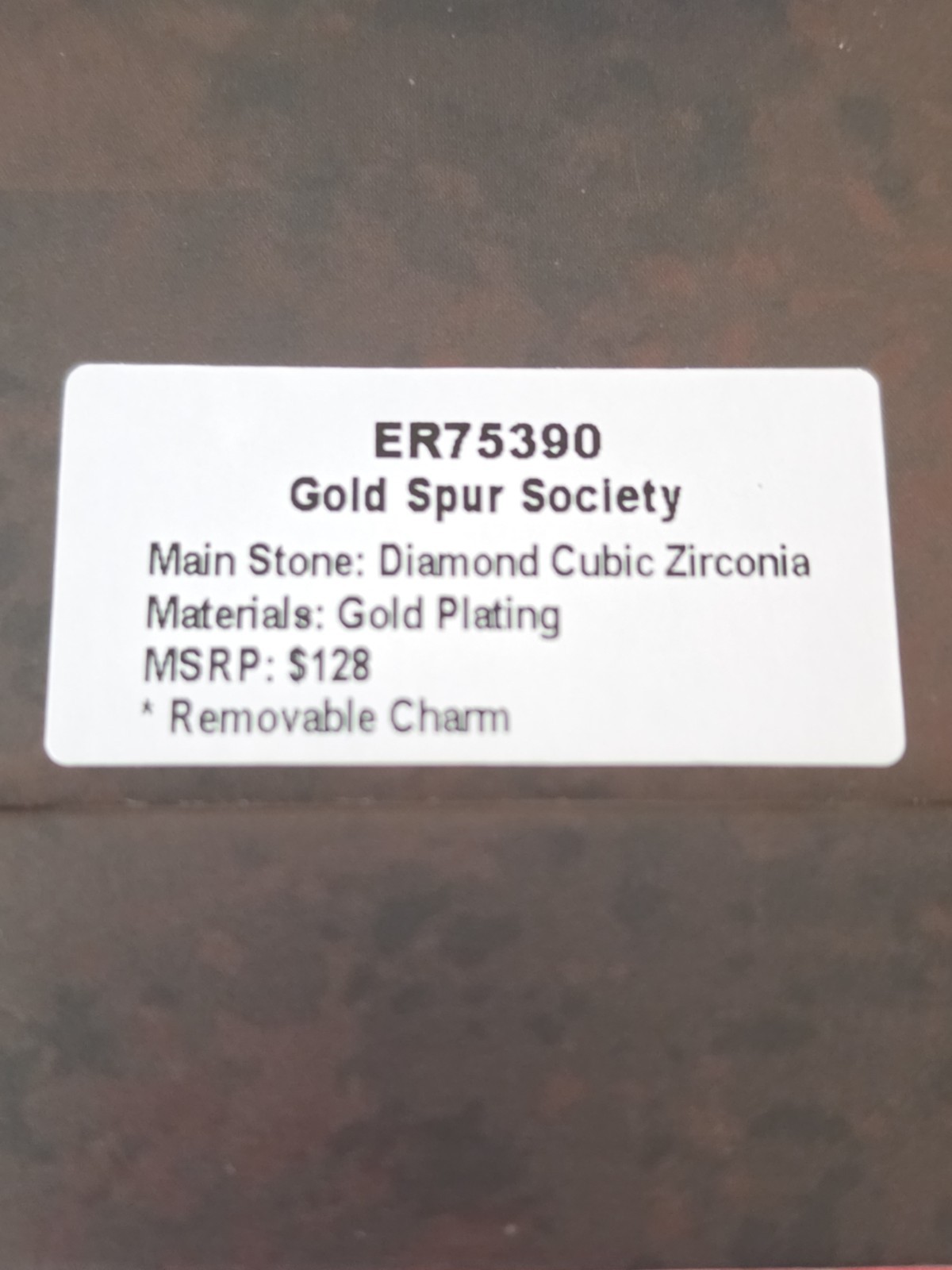 Ring Bomb Party Outlaw 2026 Earrings ER75390 “Gold Spur Society” …