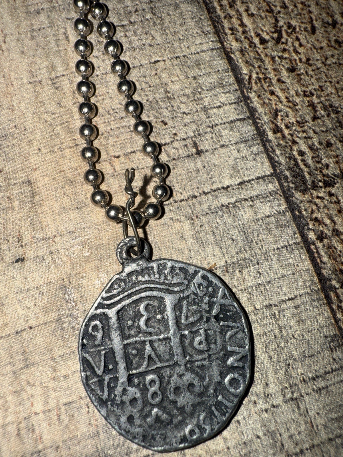 Spanish colonial “Cob” coin