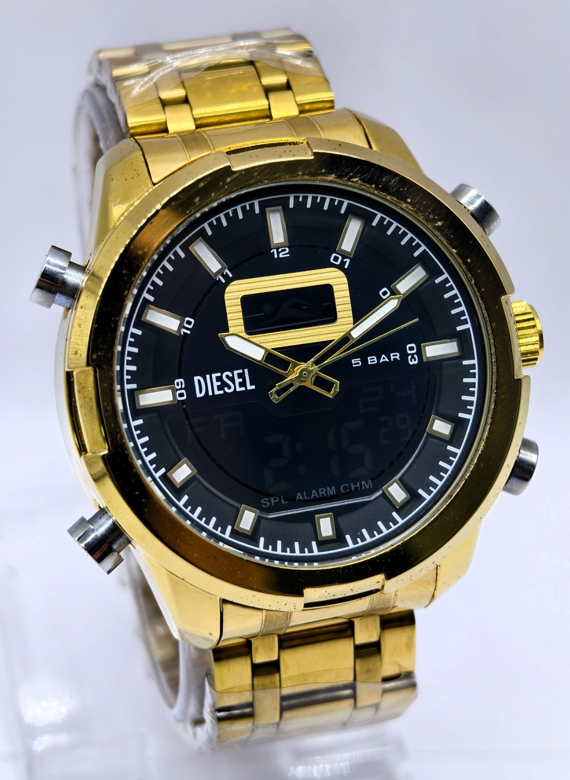 Beautiful DIESEL 5 Bar Ana-Digi Dial Quartz Men’s wrist Watch Free Shipping