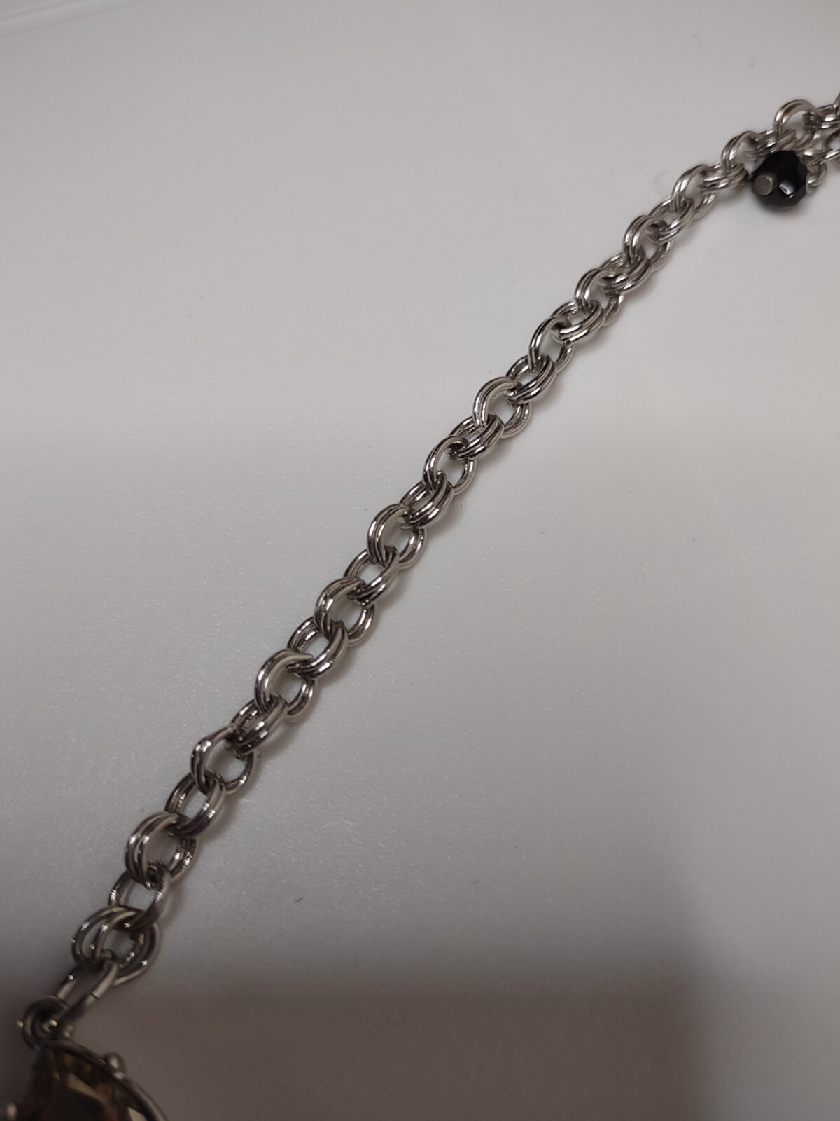 Heavy White House Black Market Necklace Adjustable 18 To 20 Inches Long