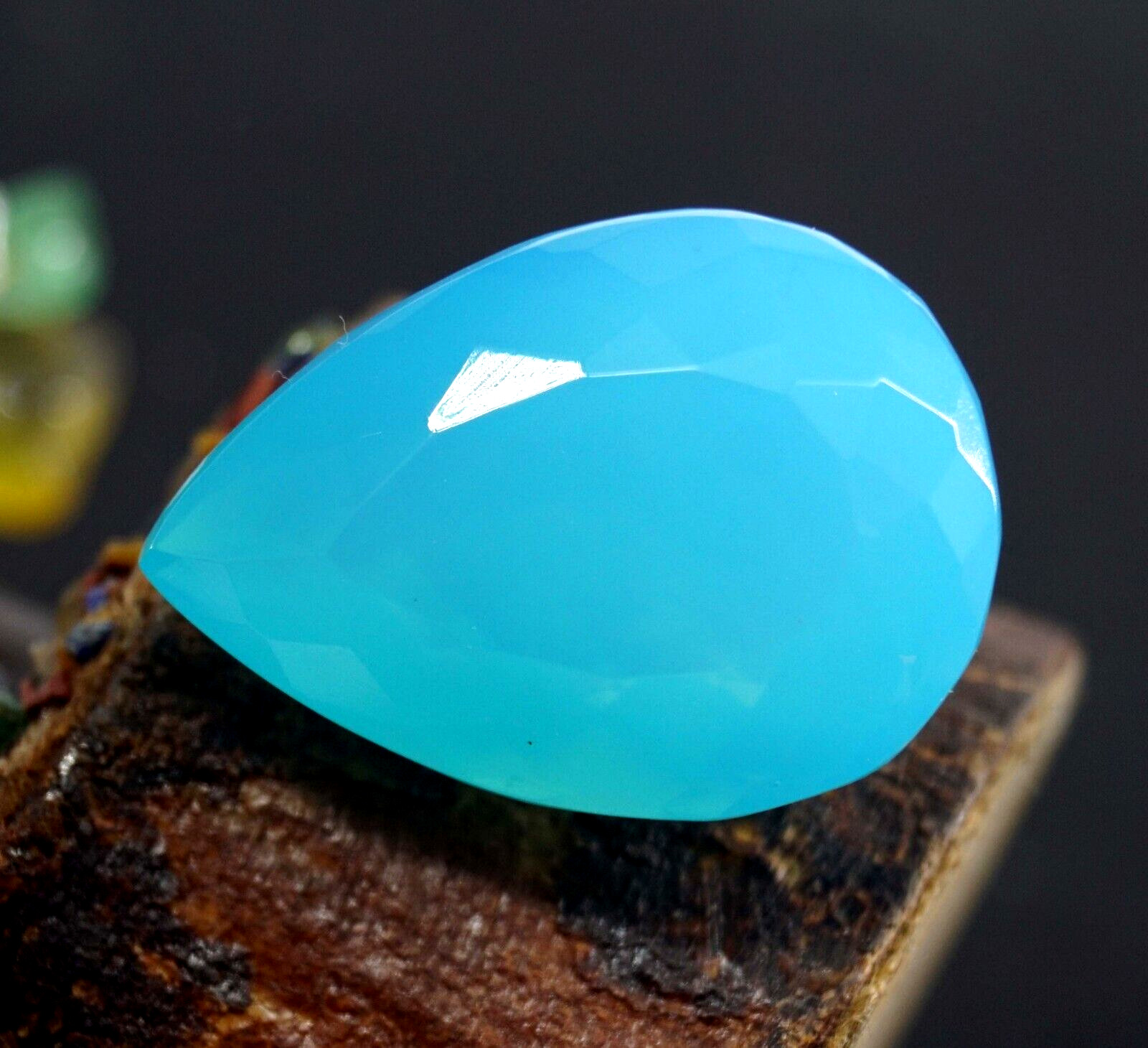Natural Certified Pear Opal 72.70 Ct Welo Untreated Australian Loose Gemstone