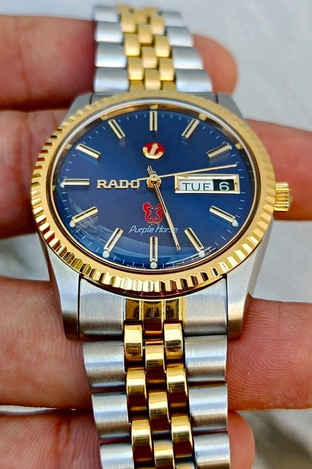 Rado Purple Horse Blue Dial Automatic Men’s Watch