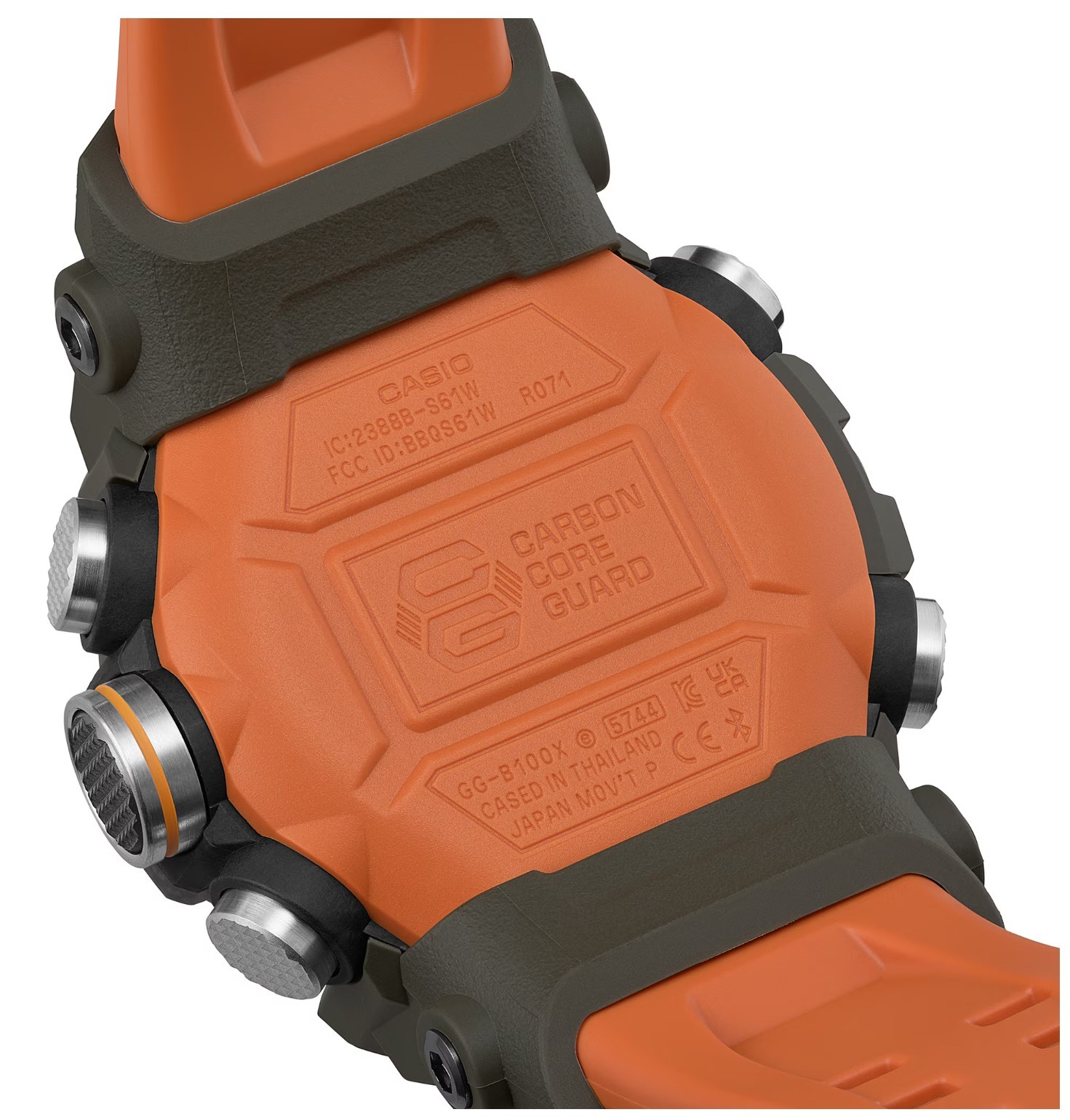 Casio G-Shock GGB100X-1A9 MUDMASTER MASTER OF G SERIES Quad Sensor Orange Watch