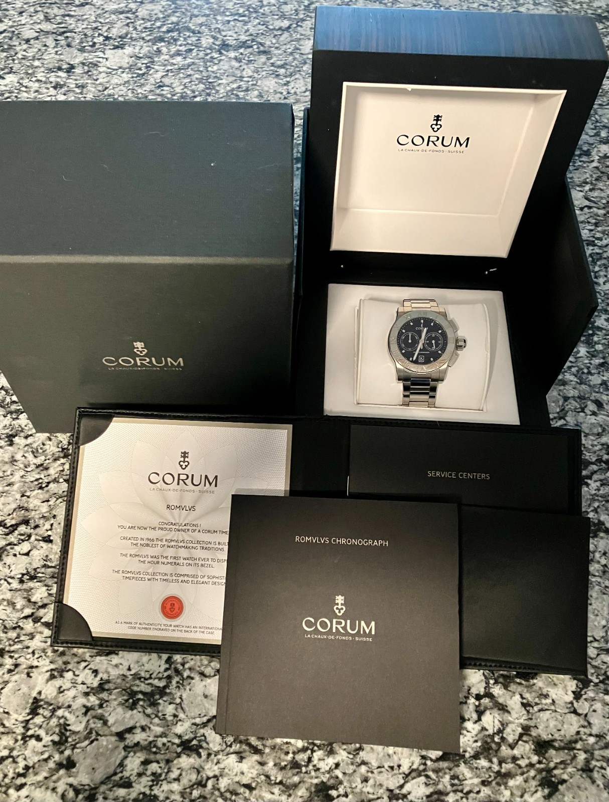 Corum Romulus (Romvlvs) Chronograph 984.715.20/0F01 BN77 COSC