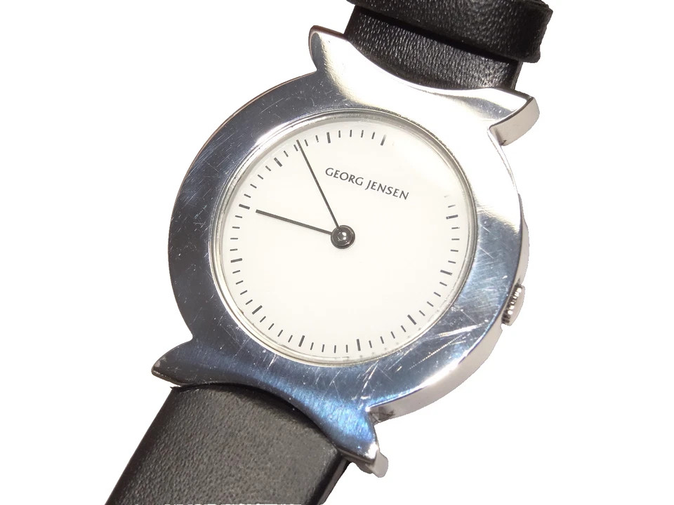 Unisex Georg Jensen #369 by Andreas Mikkelsen Numberless St. Steel Quartz Watch