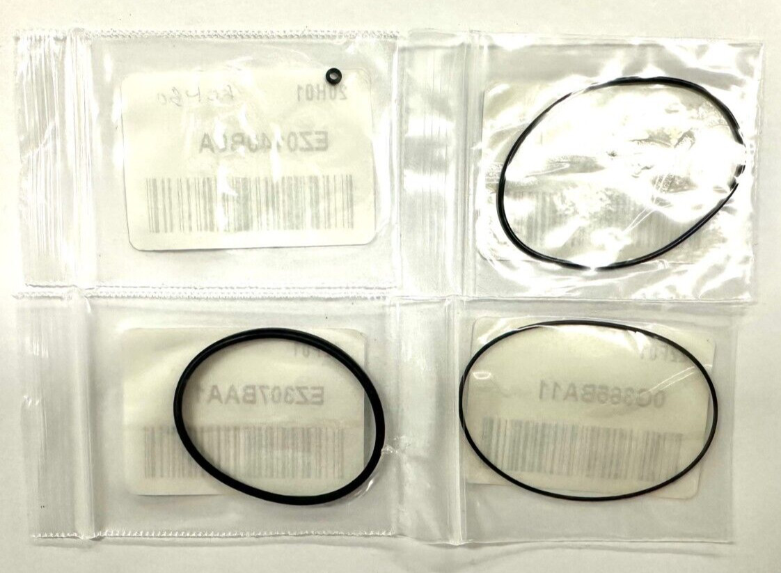 SEIKO SBDX001 SBDX017 SEAL SET 4 FOR 2 BEZEL /CASE BACK/CROWN & STEM GENUINE NEW