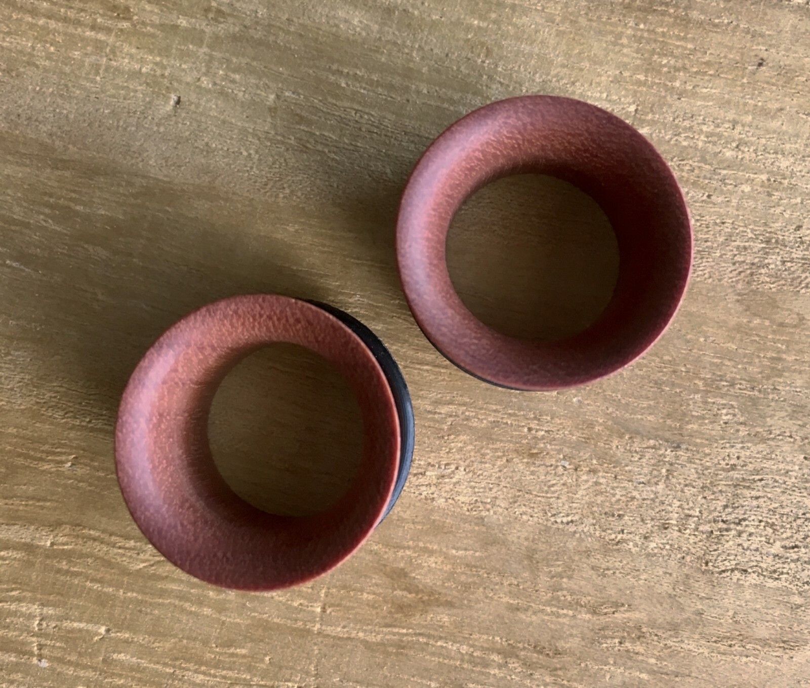 PAIR Sawo Wood Tunnels Single Flare Plugs Organic Earlets Gauges Body Jewelry