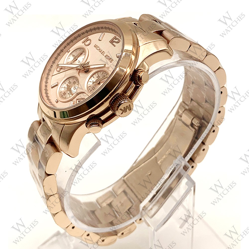 New Michael Kors MK5128 Runway Rose Gold Stainless Steel 38mm Women’s Watch