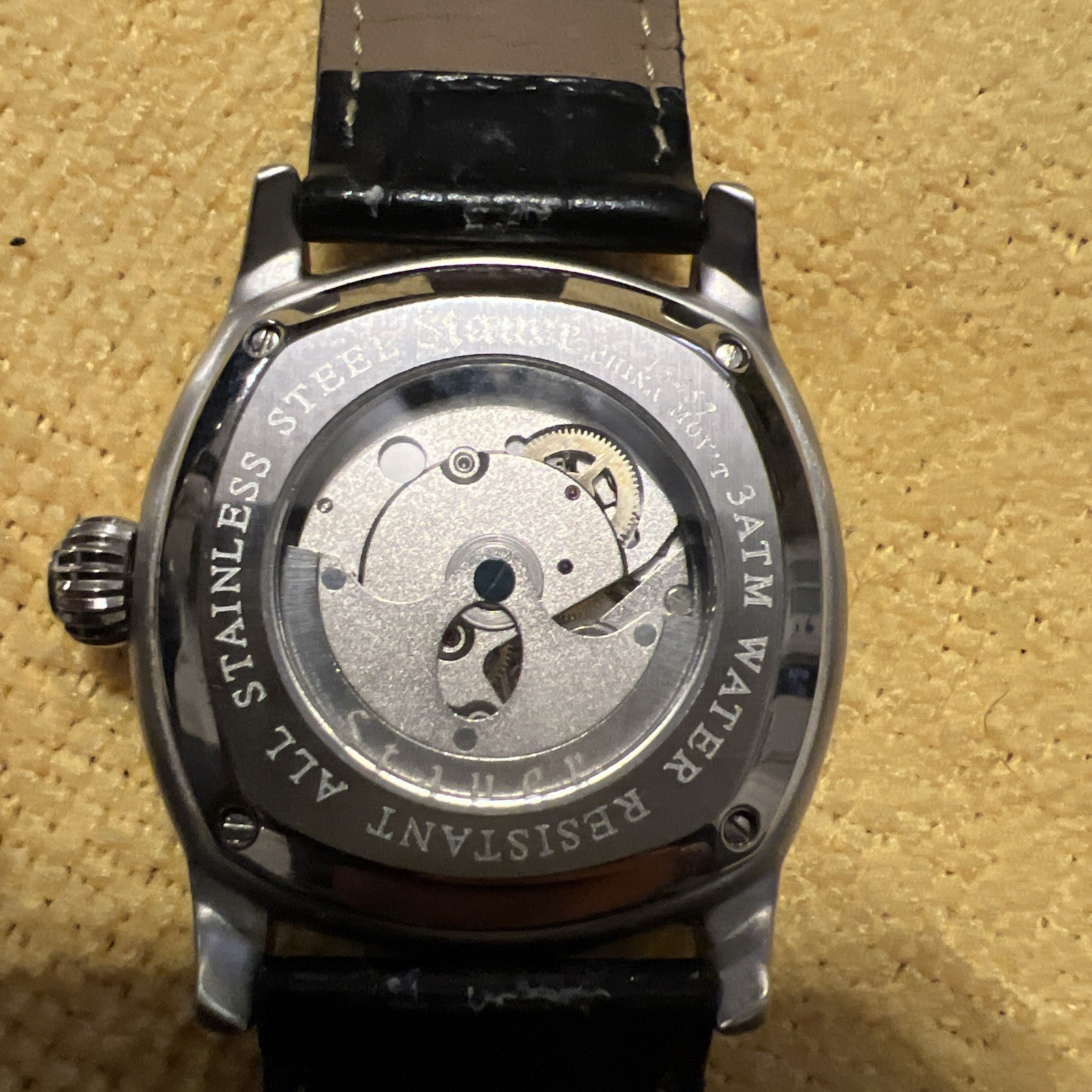 stauer mens automatic 1930 Dashtronic watch
