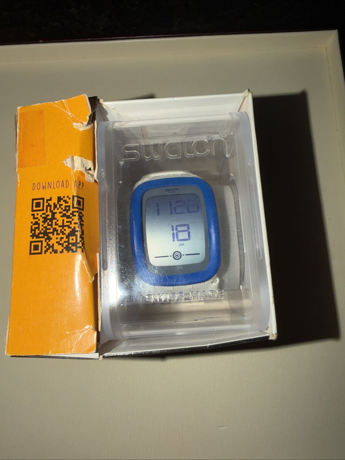 SWATCH Touch Square 2014 – SURS100 – Touch Blue – New Battery