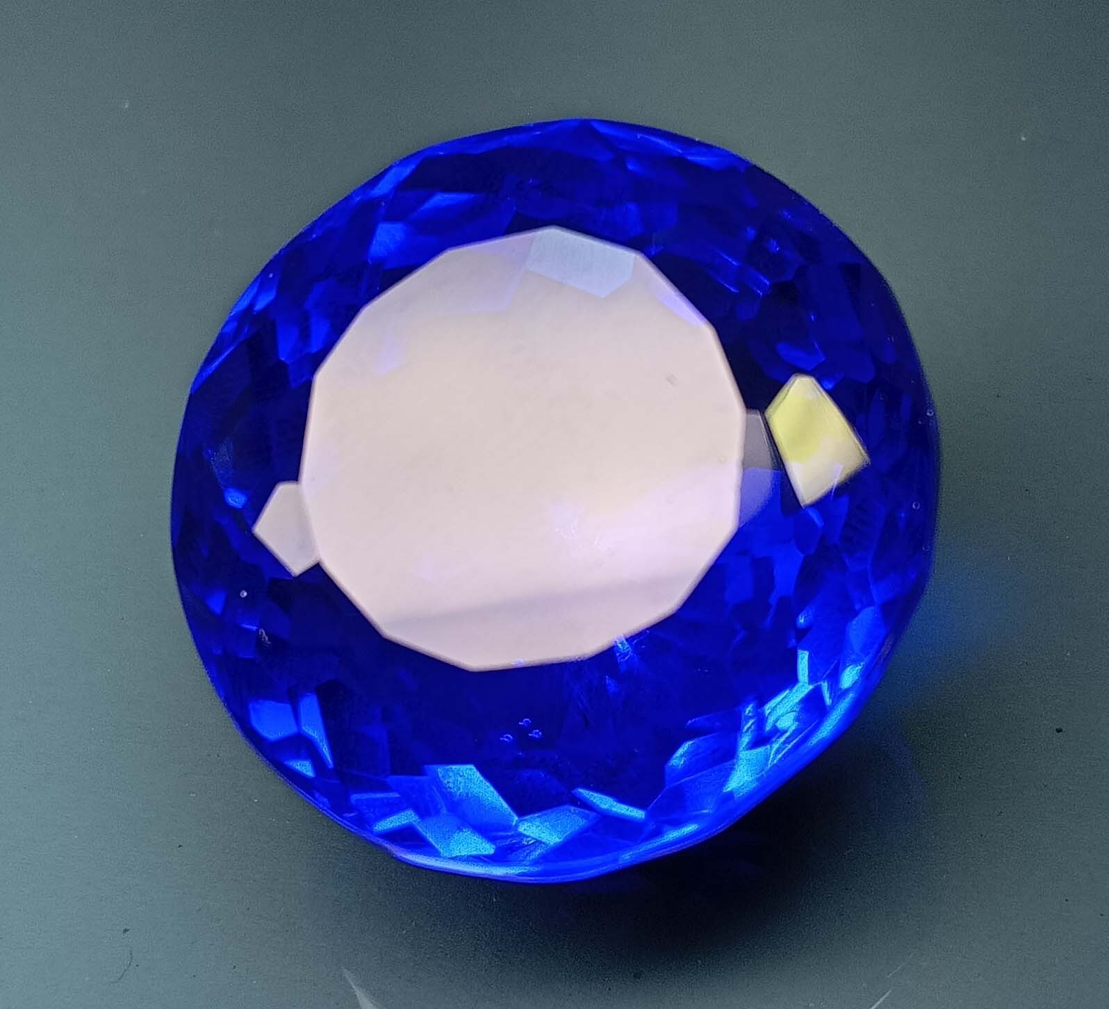 Round Cut 85+ Ct Royal Blue Topaz Natural Loose Gemstone For Pendant Making