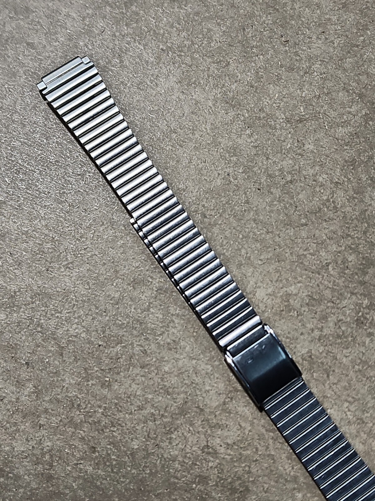 Ladies Vintage NOS Speidel 10-13mm 2 Piece Stainless Sliding Clasp Watch Band